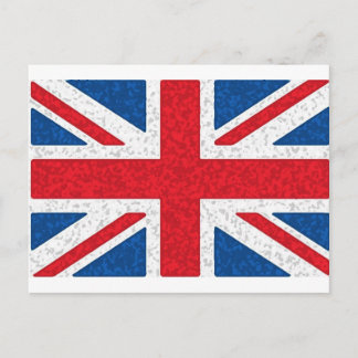 Sponge Union Jack Vykort