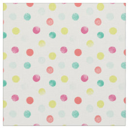 Sponged Dots Patterned Fabric (rättigheter) Tyg
