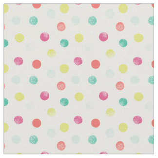 Sponged Dots Patterned Fabric (rättigheter) Tyg