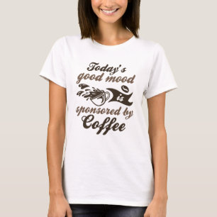 Sponsrat av kaffe t shirt