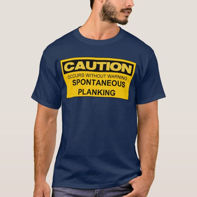 SPONTANOT PLANERING AV KATASTROFER T-SHIRT (Framsida)