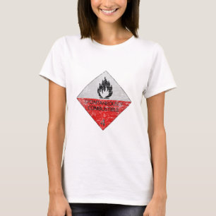 Spontant förbränbar t-shirt