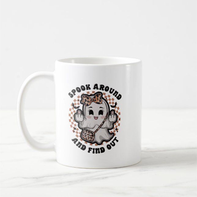 Spook Around och ta reda på Kaffemugg (Vänster)