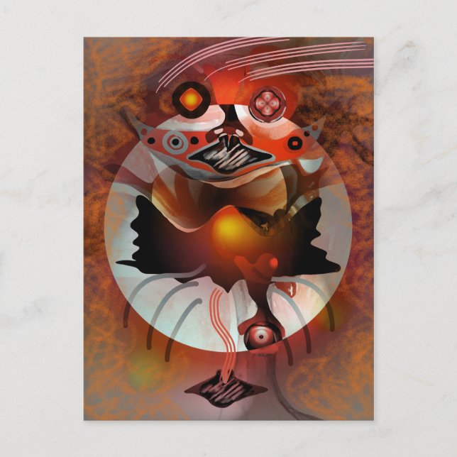 Spook måne vykort (Framsida)