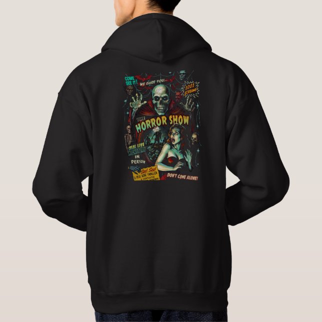 Spook Show Horror Hoodie - (svart) (Baksida)