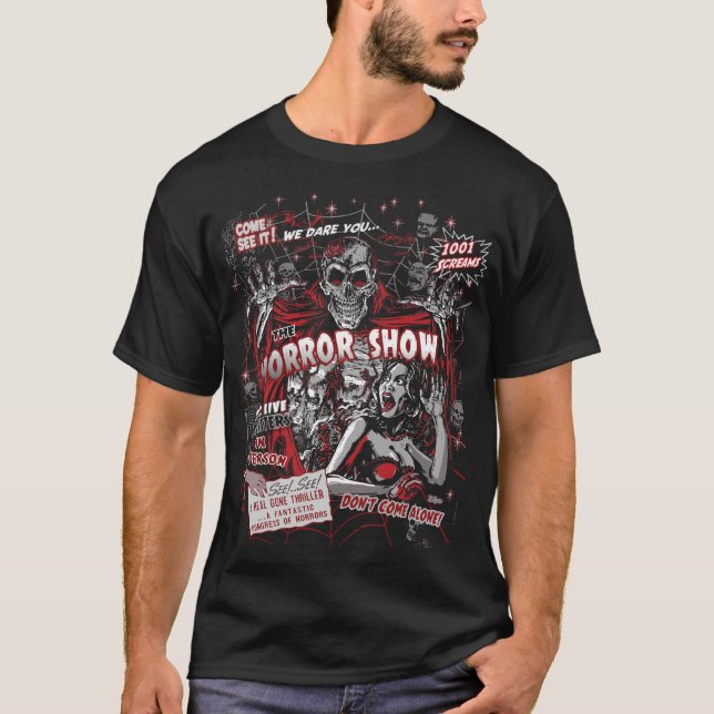 Spook Show Horror Red Variant Unisex T-Shirt (Framsida)