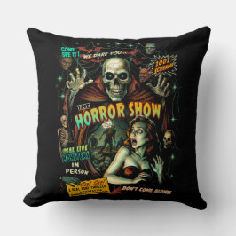 Spook Show Horror Retro Pillow Kudde