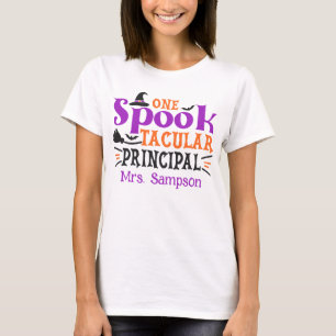 "Spook"takular Principal Taloky Halloween Thmet T Shirt