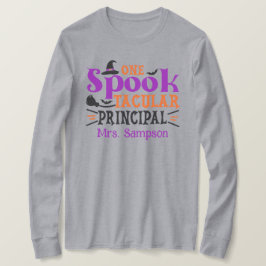 "Spook"takular Principal Taloky Halloween Thmet T Shirt