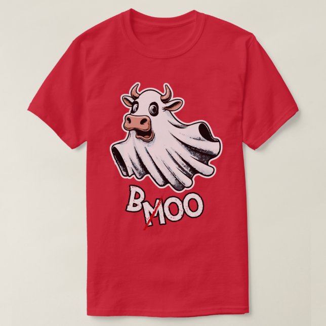 SpookaMoo Halloweens Cutest Cow 1 T Shirt (Design framsida)