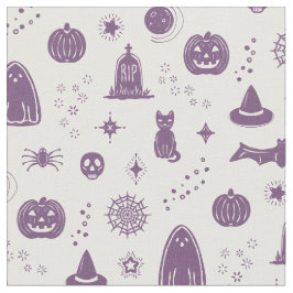 Spookie Sak Mönster - Snö + Plum Fabric Tyg