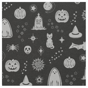 Spookie Things Mönster - Kol + Dimma Tyg