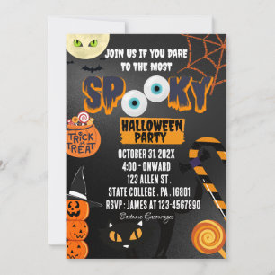 SPOOKIEST HALLOWEEN FEST-inbjudan Inbjudningar