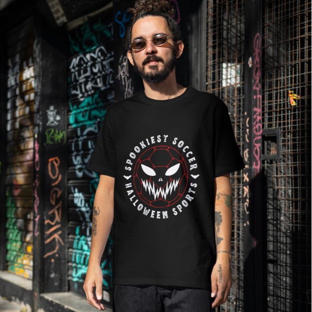 Spookiest soccer halloween sport t shirt (Skapare uppladdad)