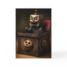 Spookisk Jack i ett boxkort