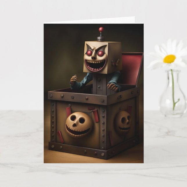 Spookisk Jack i ett boxkort Kort (Liten växt)