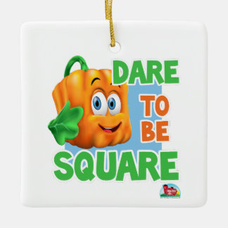 SPOOKLEY THE SQUARE PUMPKIN | VAR KVAR! JULGRANSPRYDNAD KERAMIK