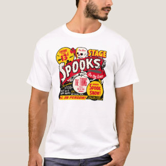 Spookshow affischkonst - spökar på det löst t shirt