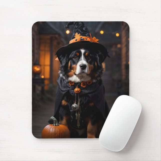 Spooktacular Bernese Hund: A Halloween Howl-o-Ween Musmatta (Med mus)