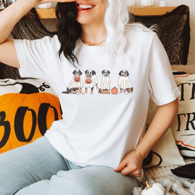 Spooktacular Bernese Mountain Dogs Halloween Shirt T (Skapare uppladdad)