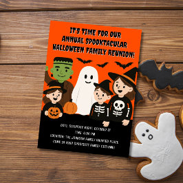 Spooktacular Family Halloween Reunion-inbjudan Inbjudningar