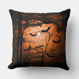 Spooktacular Full Moon, Forest och Fladdermus Kudde