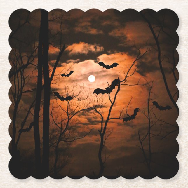 Spooktacular Full Moon Party Underlägg Papper (Framsida)