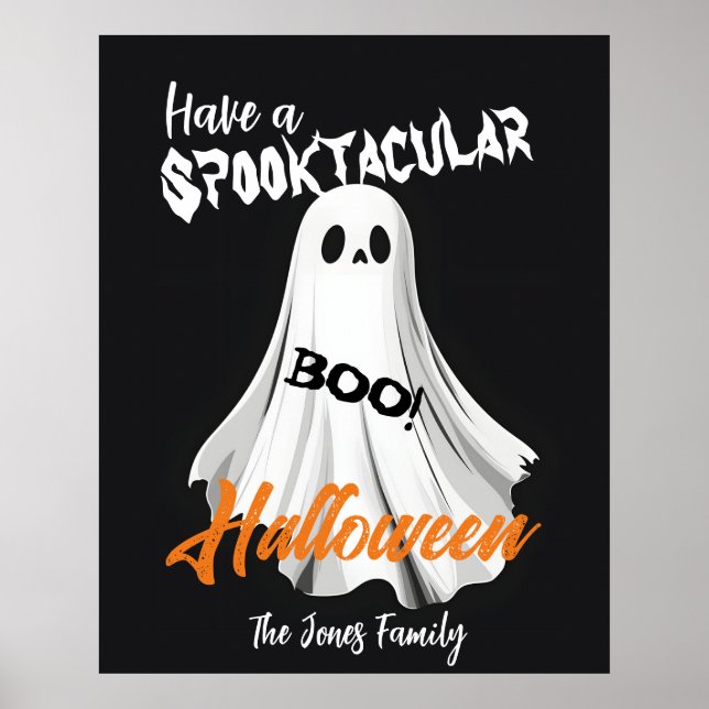 Spooktacular Gholyst Hälsning Poster (Framsidan)