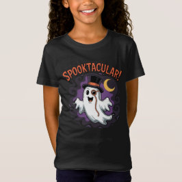 Spooktacular Ghost Kids Halloween T-Shirt