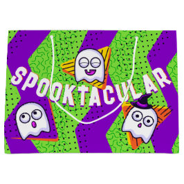 Spooktacular Ghosts Green Party Bag