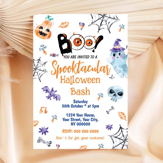 Spooktacular Halloween Bash Party-inbjudan Inbjudningar (Skapare uppladdad)