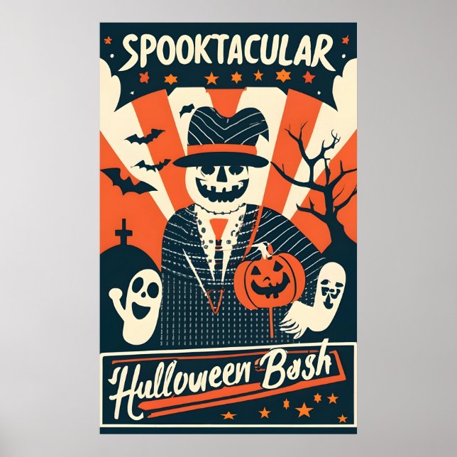Spooktacular Halloween Bash Poster (Framsidan)