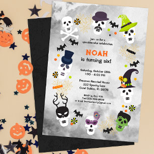 Spooktacular Halloween Birthday-inbjudan Inbjudningar