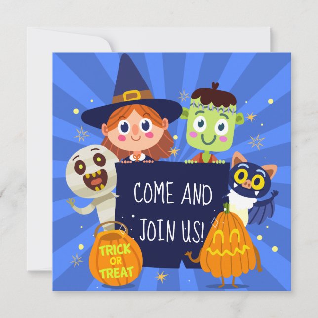 Spooktacular Halloween Costume Party | Inbjudan (Framsida)