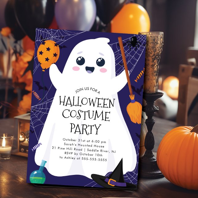 Spooktacular Halloween Costume Party-inbjudan Inbjudningar (Skapare uppladdad)