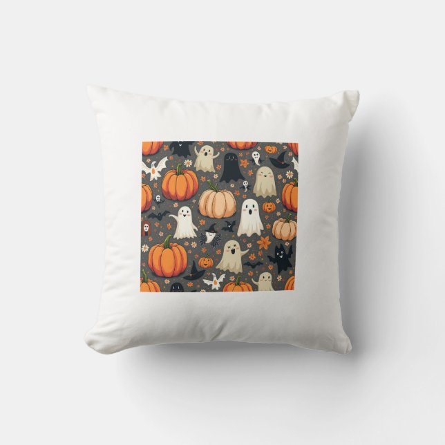 "Spooktacular Halloween Cushion" Kudde (Framsida)