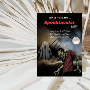 Spooktacular Halloween - Cute & Creepy Roligt Part Inbjudningar