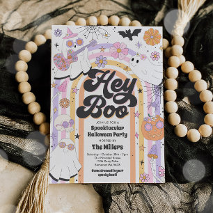 Spooktacular Halloween Cute Ghost Party Inbjudningar