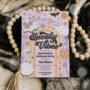 Spooktacular Halloween Cute Ghost Party Inbjudningar