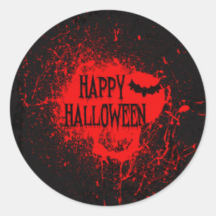 Spooktacular Halloween-fasa Sticker Runt Klistermärke