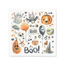 Spooktacular Halloween fest | Cocktail Napkin