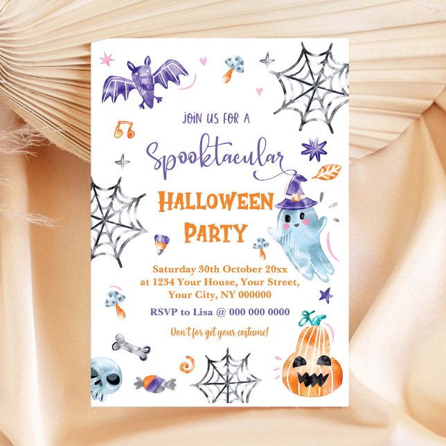 Spooktacular Halloween fest-inbjudan Inbjudningar (Skapare uppladdad)