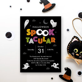 Spooktacular Halloween fest-inbjudan Kort