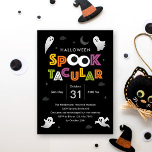 Spooktacular Halloween fest-inbjudan Kort