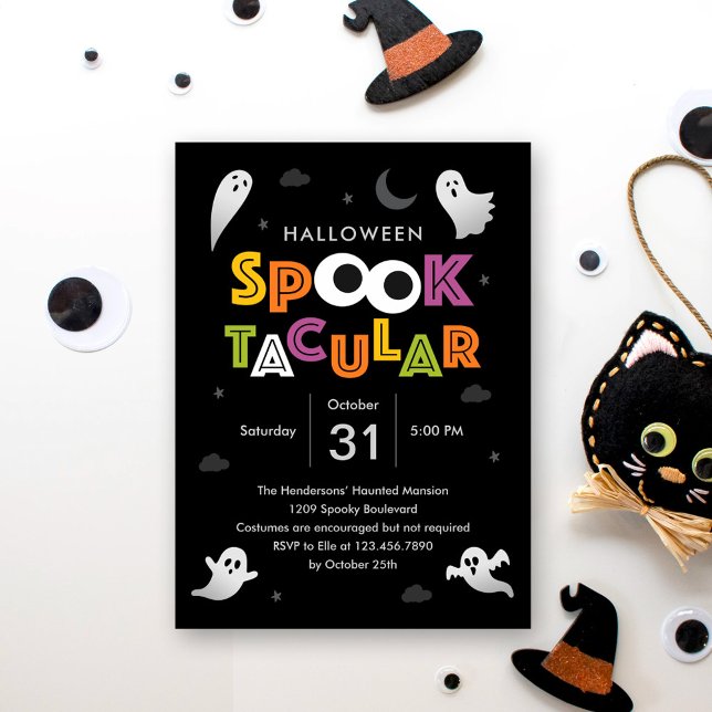 Spooktacular Halloween fest-inbjudan Kort (Skapare uppladdad)