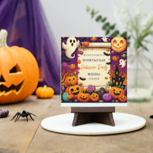Spooktacular Halloween fest Inbjudningar