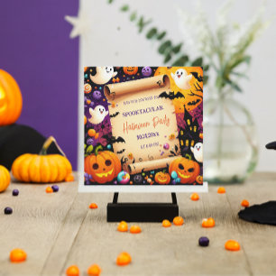 Spooktacular Halloween fest Inbjudningar