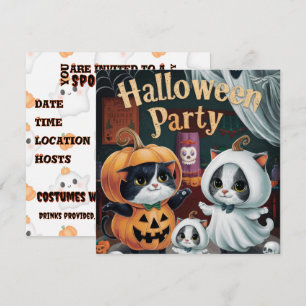 Spooktacular Halloween fest Inbjudningar