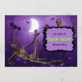 Spooktacular Halloween fest Inbjudningar