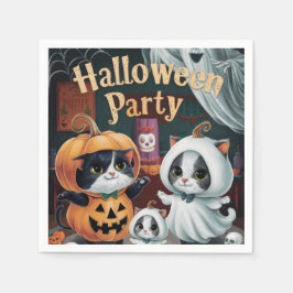 Spooktacular Halloween fest Pappersservett